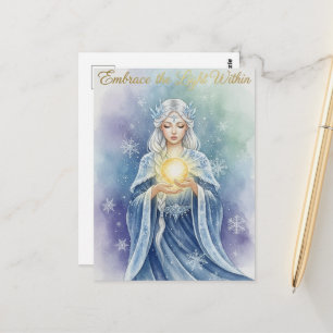 Winterzonnewende Ansichtkaart Briefkaart