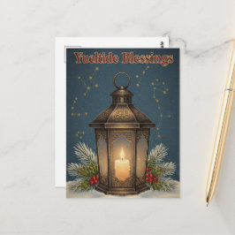 Winterzonnewende ansichtkaart briefkaart