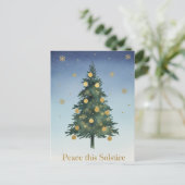 Winterzonnewende ansichtkaart briefkaart (Staand voorkant)