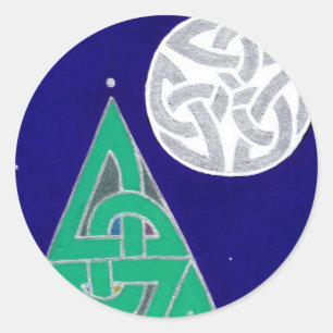 Winterzonnewende (detailversie 2) stickers