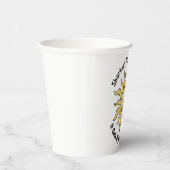 Winterzonnewende gedicht papieren bekers (Rechts)