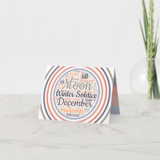 Winterzonnewende Langste Dag Terugkeer naar Licht  Feestdagen Kaart