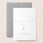 Winterzonnewende: Maan en Duif Folie Kaarten (Met envelop)