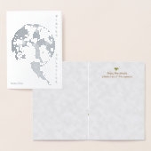 Winterzonnewende: Maan en Duif Folie Kaarten (Display)