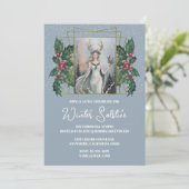 Winterzonnewende Natuur godin Boho Holly Kaart (Staand voorkant)