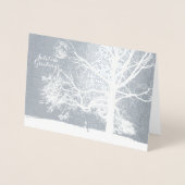 Winterzonnewende: Prospect Park-Holiday Folie Kaarten (Voorkant)