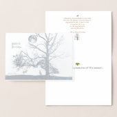 *Winterzonnewende: Prospect Park, NY - Vakantie fo Folie Kaarten (Display)