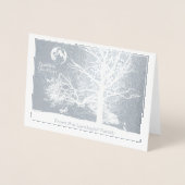 Winterzonnewende: Prospect Park-vakantie Folie Kaarten (Voorkant)