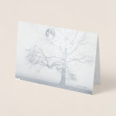 Winterzonnewende: Prospect Park-vakantie Folie Kaarten (Voorkant)