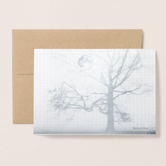 Winterzonnewende: Prospect Park-vakantie Folie Kaarten (Voorkant met envelop)