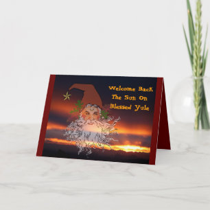 winterzonnewende-yule-Kaart Feestdagen Kaart
