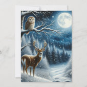 Winterzonnewende Yule-viering Kaart (Achterkant)