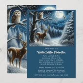 Winterzonnewende Yule-viering Kaart (Voorkant / Achterkant)