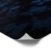 Winterzonnige cedar-Rapids Poster (Hoek)