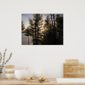 Winterzonsondergang 2008 poster (Keuken)