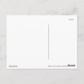 Winterzonsondergang bij de brug briefkaart (Achterkant)