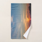 Winterzonsondergang Handdoek (Handdoek)