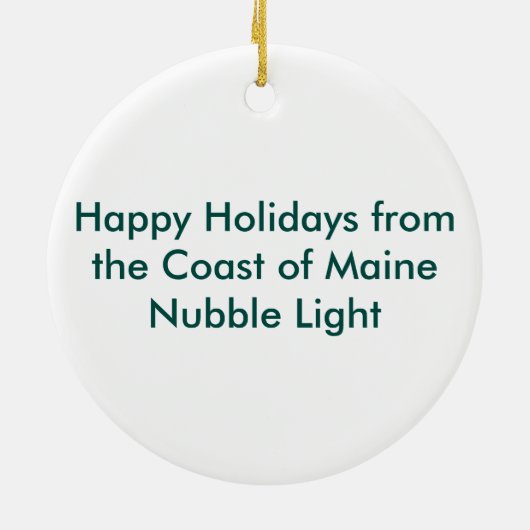 Winterzonsondergang Keramisch Ornament (Achterkant)