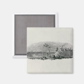 Winterzonsondergang Magneet (Voorkant / Achterkant)