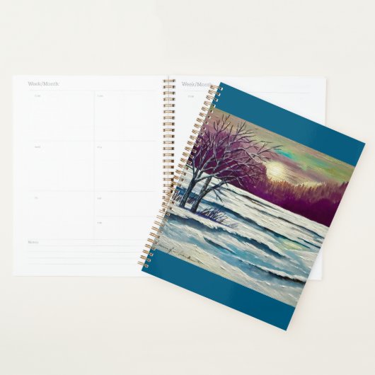Winterzonsondergang Planner (Display)