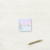 winterzonsondergang post-it® notes (Op bureau)