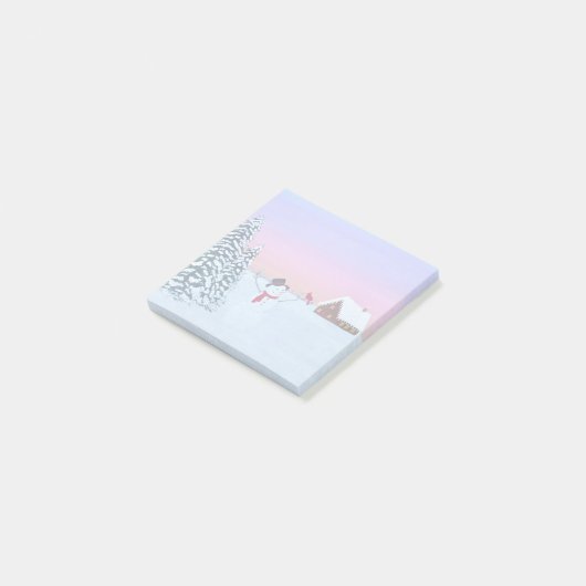winterzonsondergang post-it® notes (Schuin)