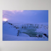 Winterzonsondergang Poster (Voorkant)