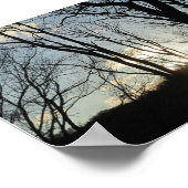 winterzonsondergang poster (Hoek)