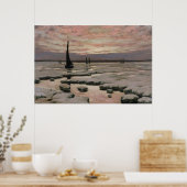 Winterzonsondergang Poster (Keuken)