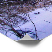 Winterzonsondergang Poster (Hoek)