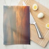 Winterzonsondergang Theedoek (Quarter Fold)