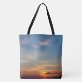 Winterzonsondergang Tote Bag (Voorkant)