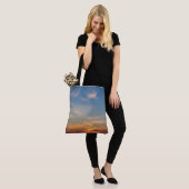 Winterzonsondergang Tote Bag (Op model)