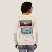 Winterzonsondergang Tri-Blend Shirt (Achterkant)