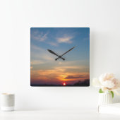 Winterzonsondergang Vierkante Klok (Huis)