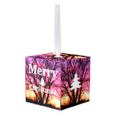 Winterzonsonderste kerstmis decoratie (Achter hoekig)