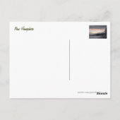 Winterzonsopgang 2 briefkaart (Achterkant)