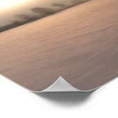 Winterzonsopgang in het Nederlandse poster (Hoek)