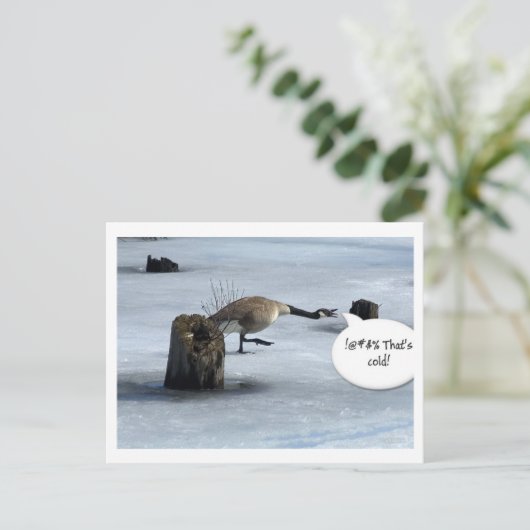 Winterzuilen Briefkaart (Staand voorkant)