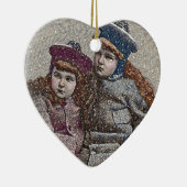 Winterzussen Keramisch Ornament (Rechts)