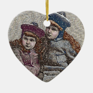 Winterzussen Keramisch Ornament