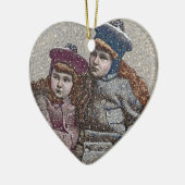 Winterzussen Keramisch Ornament (Links)