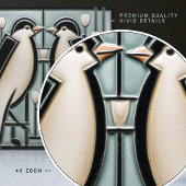 Winterzwaluwen Mackintosh Art Deco Nouveau Decor Tegeltje