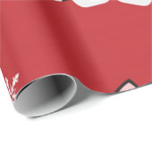 Winterzwart Kat Cadeaupapier (Rol Hoek)