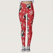 Winterzwart Kat Leggings (Voorkant)