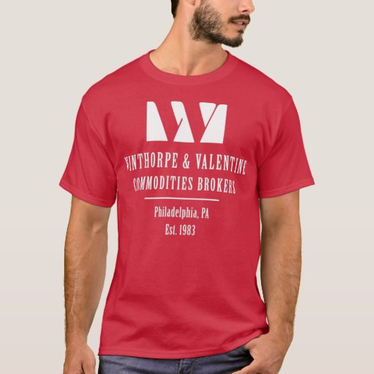Winthorpe & Valentine Commodities Brokers T-shirt (Voorkant)