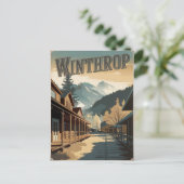 Winthrop  briefkaart (Staand voorkant)