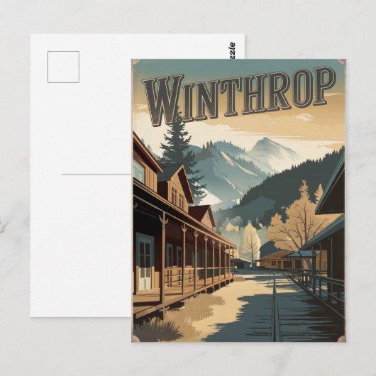 Winthrop  briefkaart (Voorkant / Achterkant)