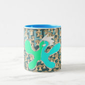 Winthrope, de paddenstoel jongen tweekleurige koffiemok (Center)