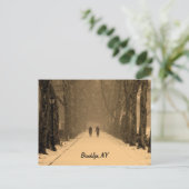 Wintry Brooklyn Briefkaart (Staand voorkant)